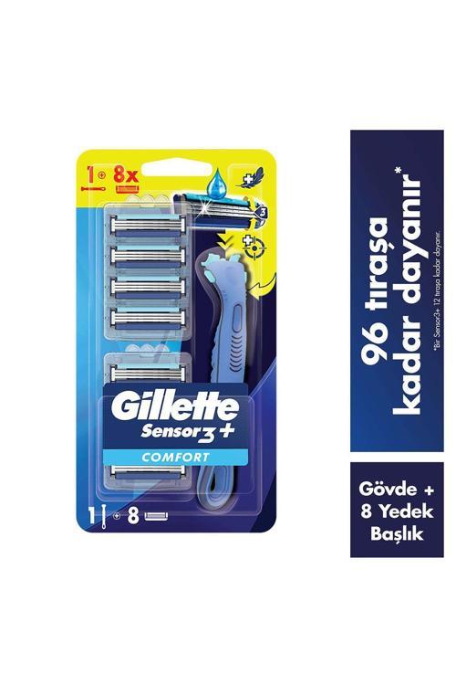 Sensor 3 Plus Comfort  Makine + 8 Bıçak -2 Adet