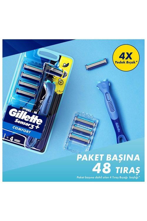 Sensor 3 Plus Comfort Makine + 4 Bıçak-2 Adet