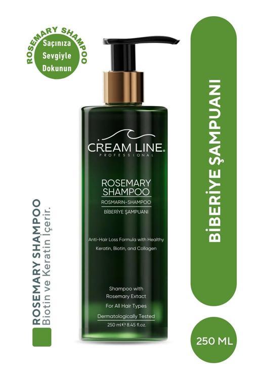Biberiye Şampuanı Dökülme Karşıtı Ve Hızlı Uzamaya Yardımcı Keratin, Biotin Ve Kolajen Özlü 250 Ml