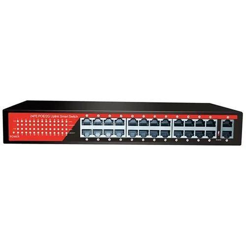 EZ-24PSF 24 PORT 24xFE+2xGE GIGABIT POE SWITCH 320W