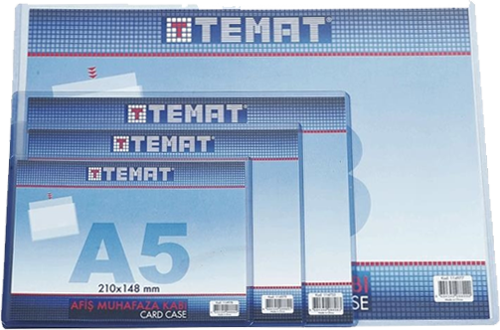 A5 Afiş Muhafaza Kabı 20 Li 273245 (1 Paket 20 Adet)