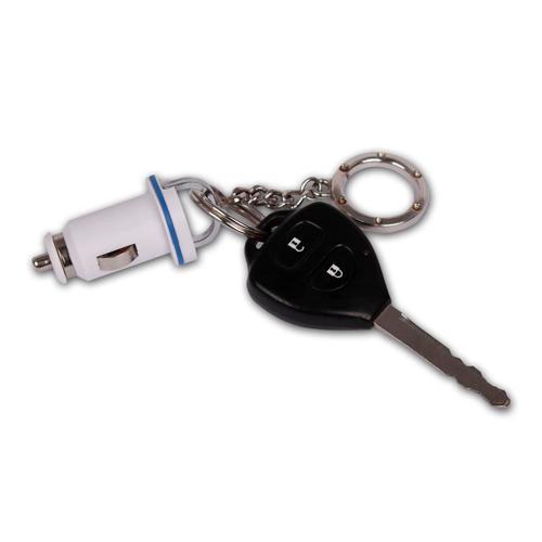 5V 2.1A iPad, Tablet, Telefon USB Araç Şarj Adaptörü - Beyaz