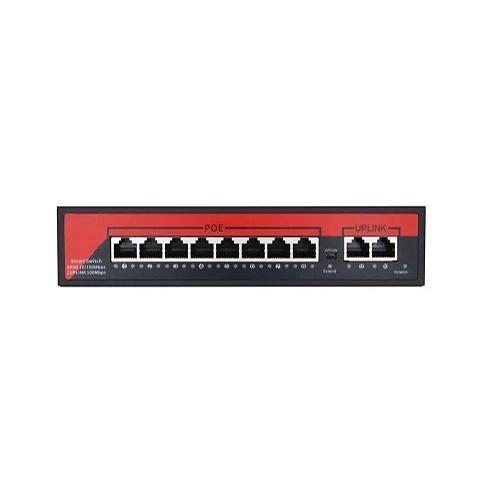 EZ-08PSE 8PORT 8FE+2FE MEGABIT POE SWITCH 120W