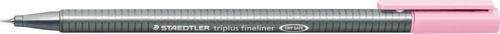 334-21 Fineliner Keçe Uç Kalem  Triplus Üçgen 0.3 MM Açık Rose 10 Lu (1 Paket 10 Adet)