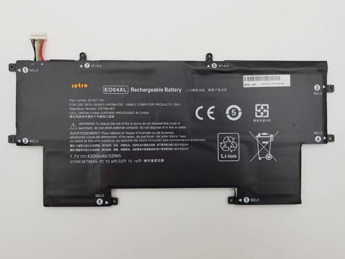 Hp EliteBook Folio G1, EO04XL Notebook Bataryası - Ver.1 (Beyaz Soket)