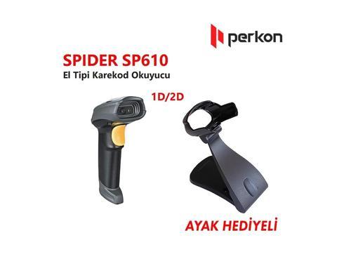 SPIDER SP610 USB 1D-2D (Karekod) Okuyucu (Ayak Dahil)