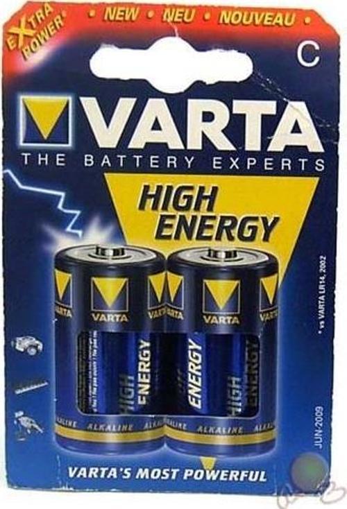 Orta C Boy High Energy Pil 2 Li Vrt-9312