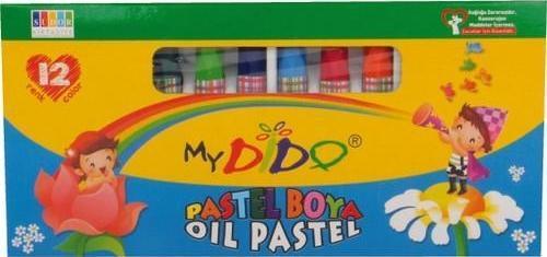 12 Renk My Dido Pastel Boya Karton Kutu Köşeli SD622