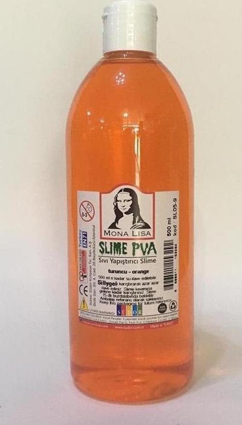 Slime Sıvı Yapıştırıcı 500 Ml. Turuncu Sl-05-9