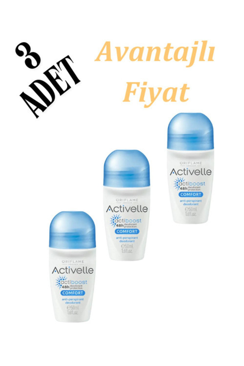 Activelle Comfort Anti Perspirant Roll On 3 Adet 33139