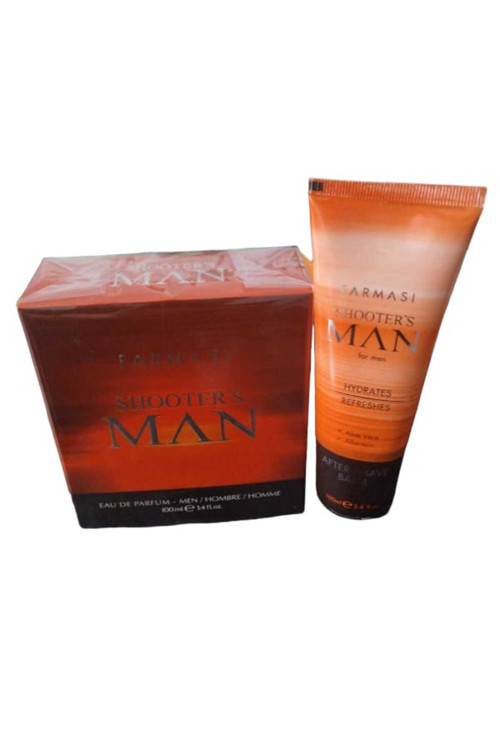 Farmasi Shooters Man Edp 100 Ml Erkek Parfümü & Shooters Man Tıraş Sonrası Losyonu