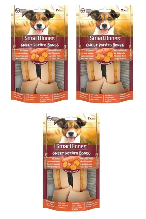 Tavuklu Ve Tatlı Patatesli Medium Kemik 2 Li 128 Gr. X 3 Adet