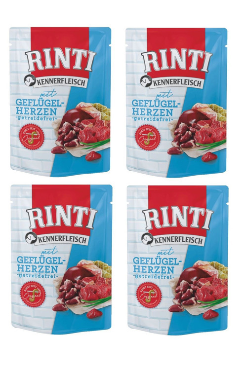 Pouch Yürekli Köpek Yaş Mama 400 Gr. X 4 Adet
