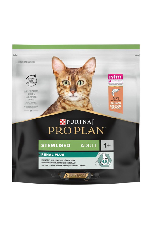 Renal Plus Sterilesed Somonlu Kısırlaştırılmış Kedi Maması 400 Gr.