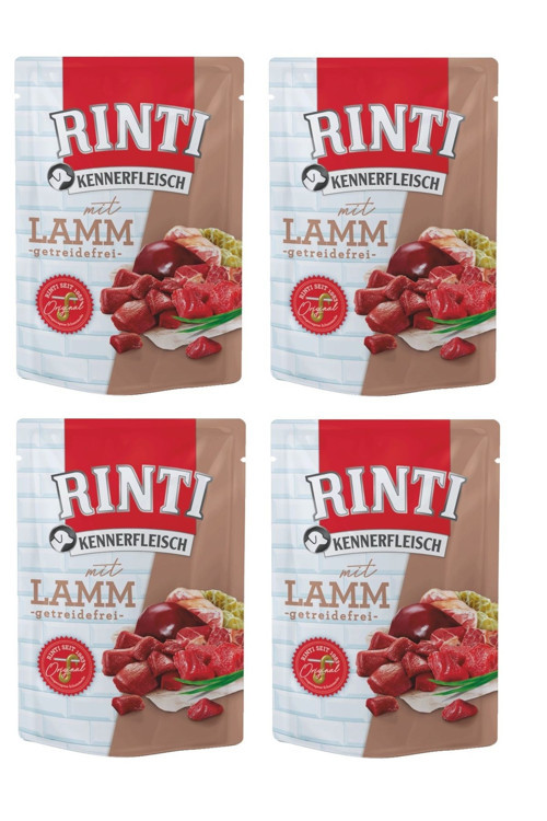 Pouch Kuzu Etli Köpek Yaş Mama 400 Gr. X 4 Adet