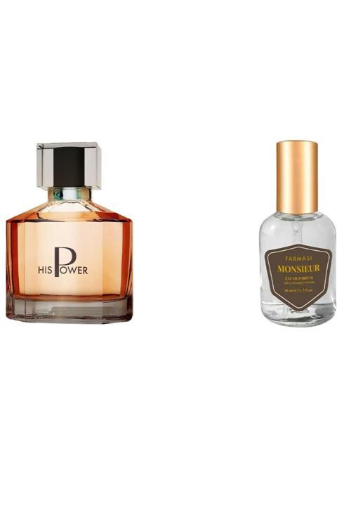 Hıs Power Edp Erkek Parfümü + Monsıeur Erkek Parfüm 50 Ml