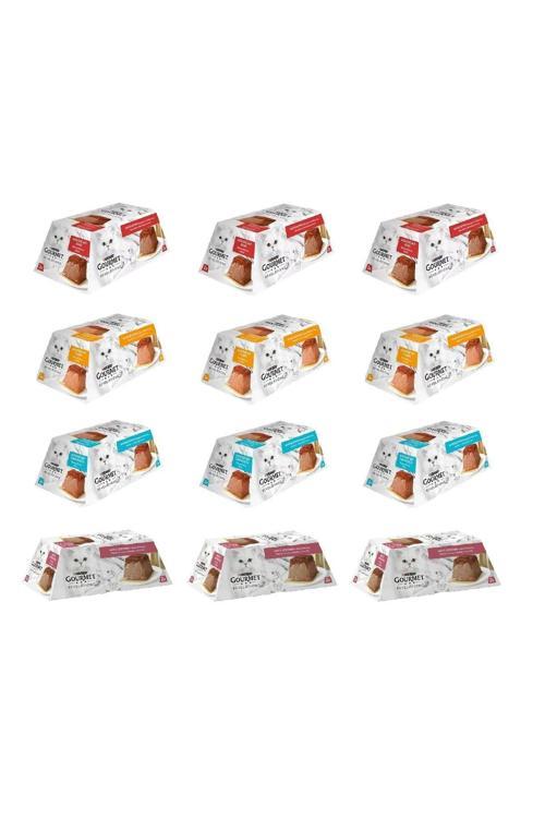 Revelations Mousse 4 Çeşit Kedi Konservesi 2 X 57 Gr. 12 Li Paket