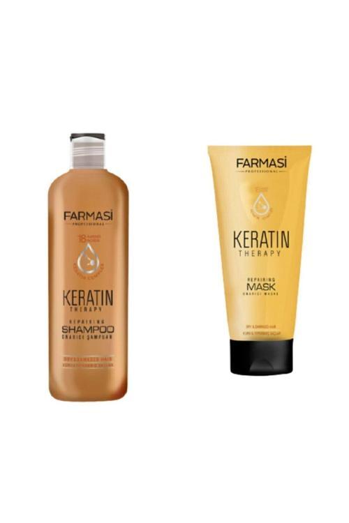 Keratin Therapy Onarıcı Şampuan + Keratin Therapy Onarıcı Maske