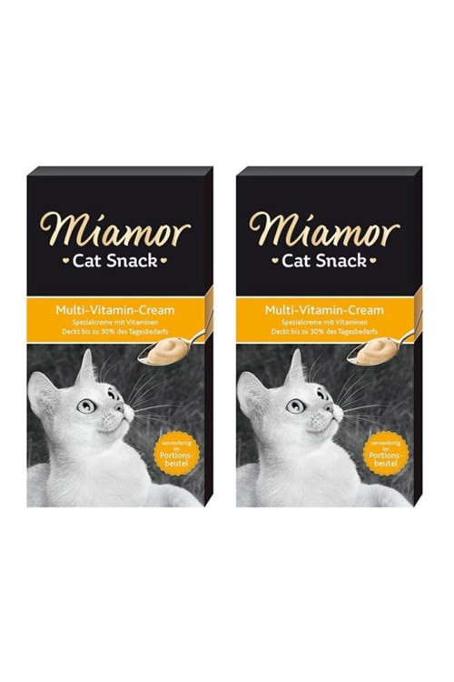 Cream Multi Vitaminli Kedi Ödülü 6X15 Gr. 2'Li Eko Paket