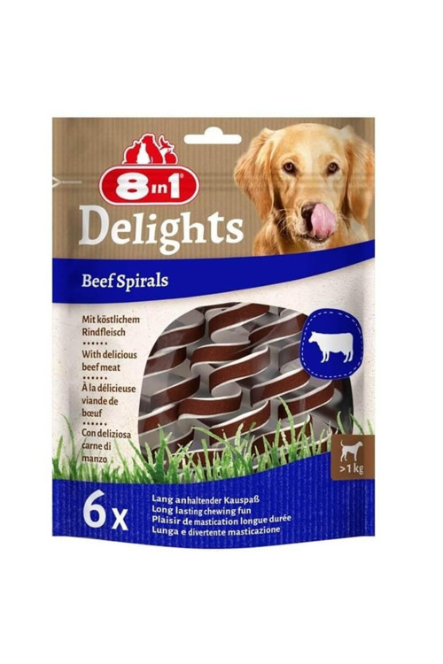Delights Beef Sprials Biftekli Burgu Ödül 6 Lı