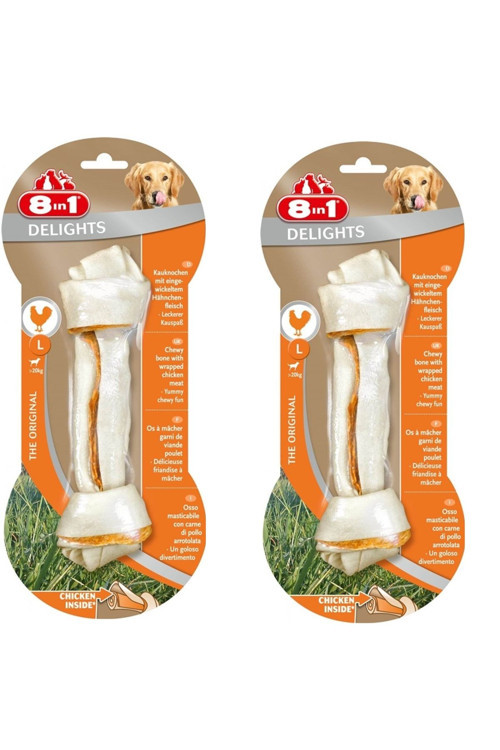 Delights Bones Large Tavuklu Köpek Ödül Kemiği 85 Gr. X 2 Adet