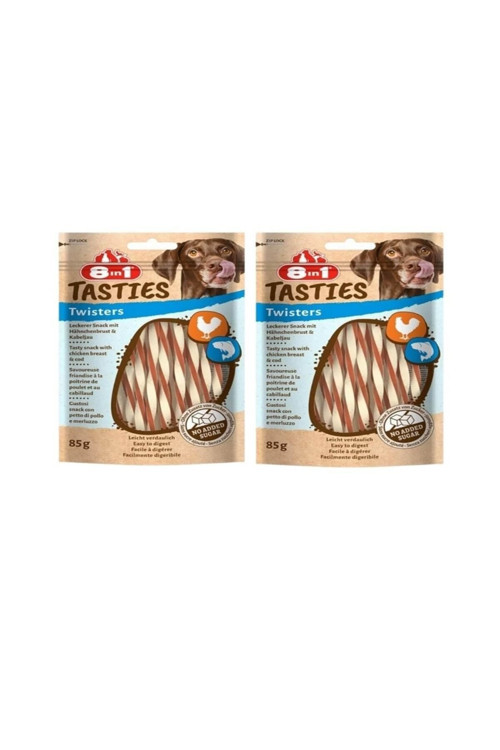 Tasties Twisters Tavuklu Balıklı Burgu Köpek Ödülü 85 Gr X2 Adet