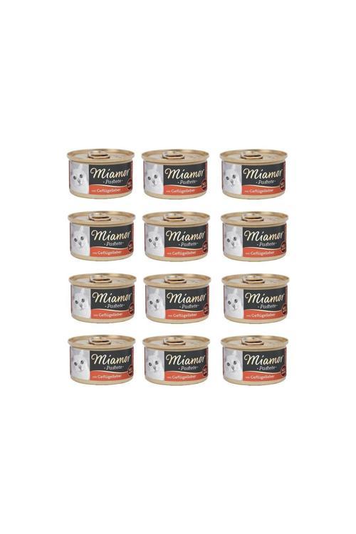 Ciğerli Kedi Konserve Yaş Mama 85 Gr (12 Adet)