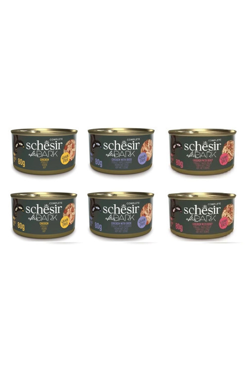 After Dark Parça Etli 3 Çeşit Karma Kedi Konserve 80 Gr. X 6 Adet