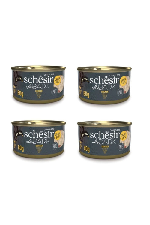 After Dark Pate Tavuklu Kedi Konserve 80 Gr. X 4 Adet
