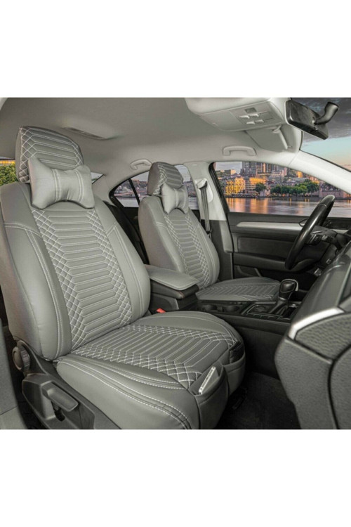 Renault Megane 2 Hb Lüks Elit Deri Oto Koltuk Kılıfı Ön/Arka Set
