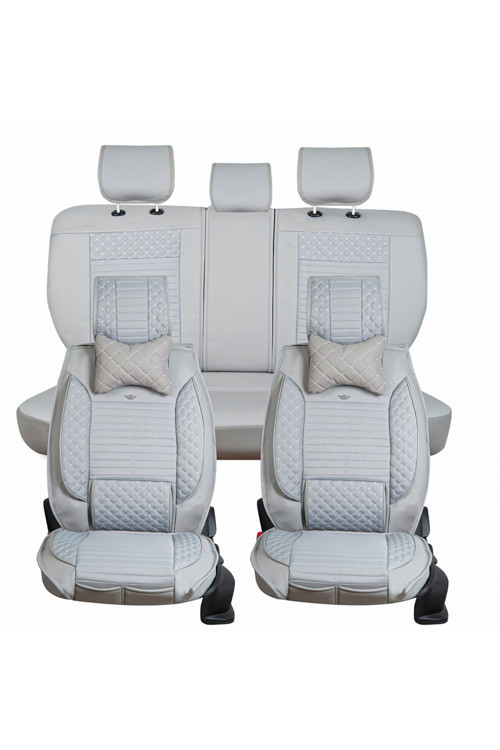 Ford Connect 2002-2013 Uyumlu Gri Renk Elite Oto Koltuk Kılıfı Ön Arka Set