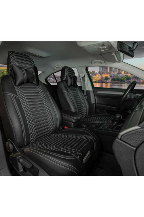 Volvo V50 Uyumlu Lüks Deri Oto Koltuk Kılıfı Ön Arka Set
