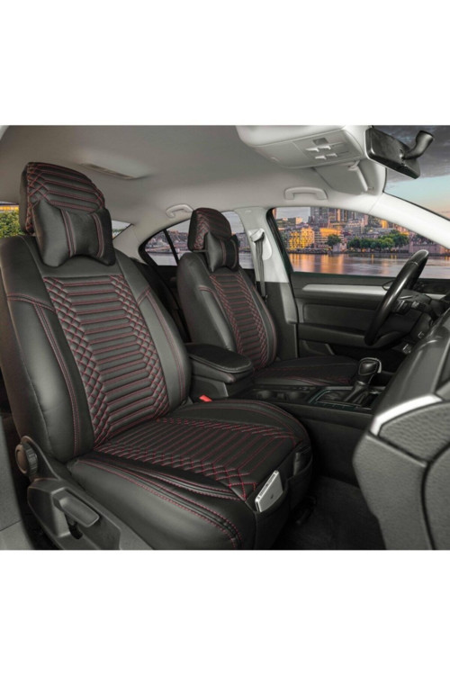 Kia Cerato Uyumlu Eski Lüks Deri Oto Koltuk Kılıfı Ön/Arka Set