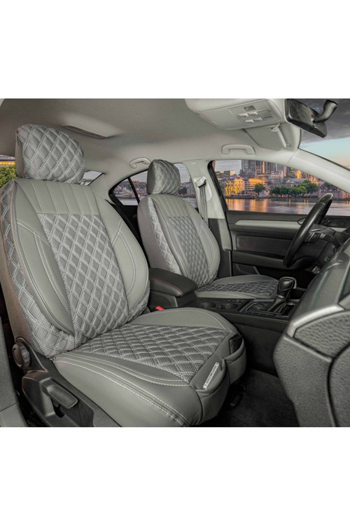 Ford Ranger Lüks Yarı Deri Oto Koltuk Kılıfı Ön/Arka Set Uyumlu