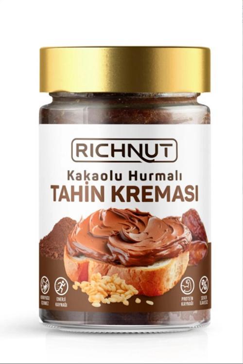 Kakaolu Hurmalı Tahin Kreması (Şekersiz, Katkısız, %100 Doğal)