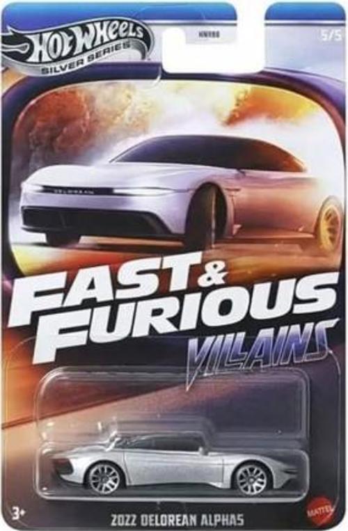 Fast & furious Villains 2022 Delorean Alpha5 JBY38