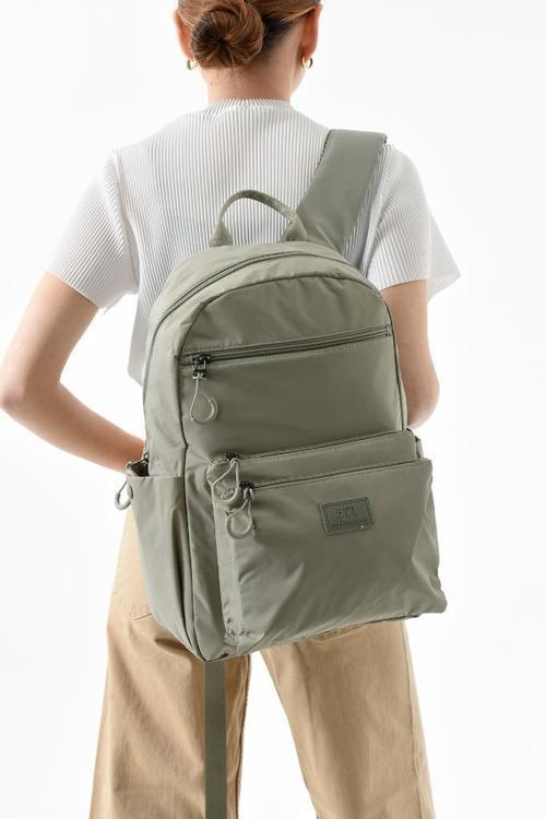 Unisex Sırt Çantası Paraşüt Kumaş Hafif Çok Cepli Yağmur İtici Kumaş 40*28 Cm 571 Collection