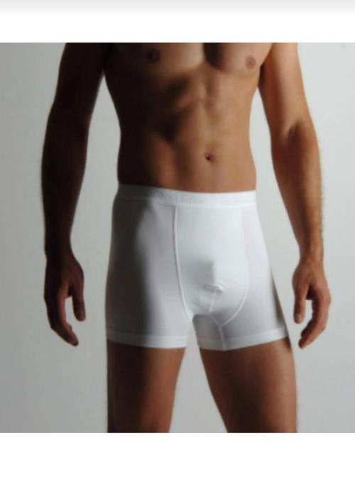 39 ERKEK MODAL LİKRALI BOXER BEYAZ TEKLİ