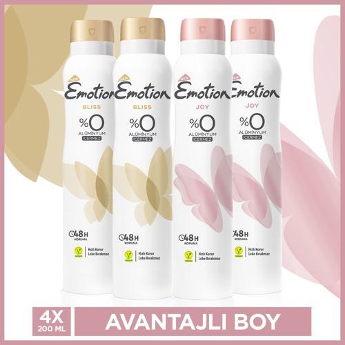 Bliss & Joy Kadın Deodorant 4x200 Ml