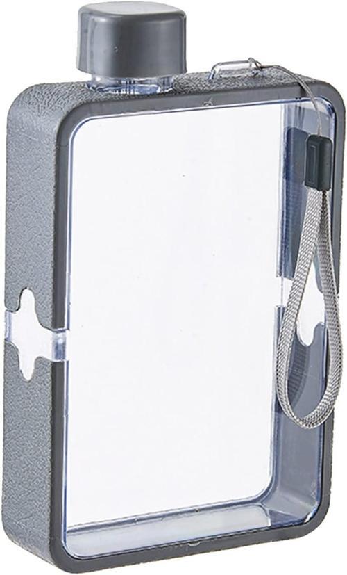 Özel Tasarım Ergonomik Çantada Taşınabilir Renkli Şeffaf Okul İş Tablet Notebook Su Şişesi Matara 380 ml