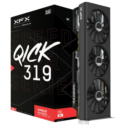 Speedster QICK Radeon RX 7800 XT 16GB RX-78TQICKF9 GDDR6 256 Bit Ekran Kartı