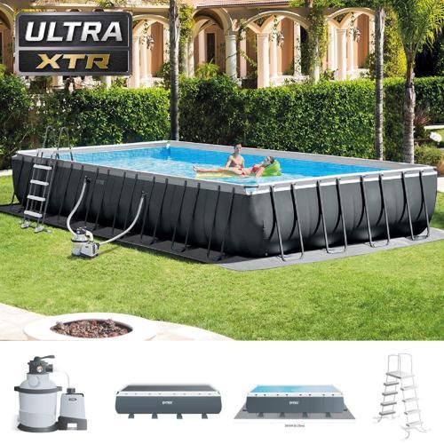 26374 975x488x132cm Ultra XTR Prefabrik Aile Havuzu 9.75 Metre Hazır Set