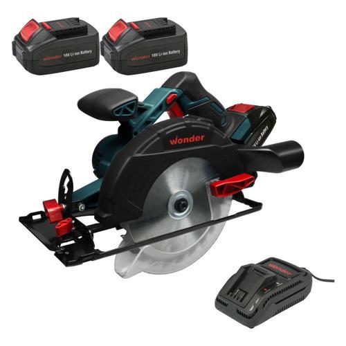 JD538518 Li-ion Şarjlı Daire Testere Makinesi Seti 18 Volt 3.0 Ah 165mm