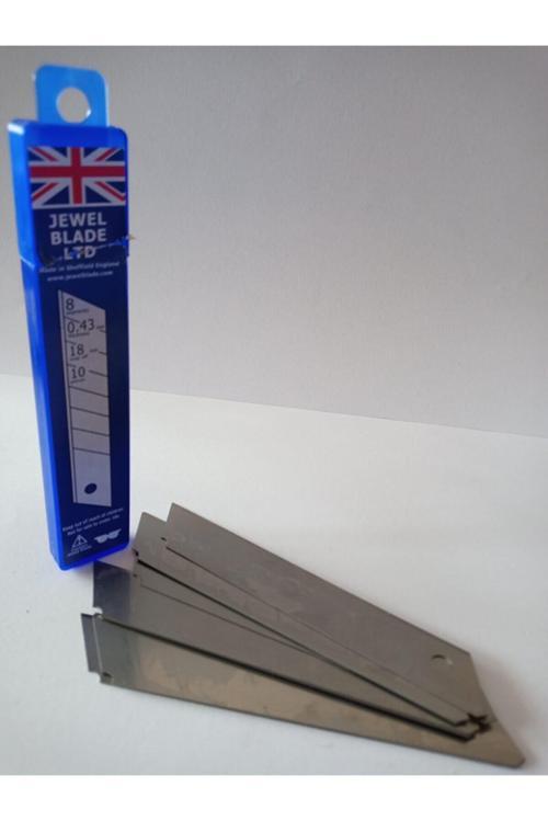 St-4318 Maket Bıçağı Yedek Ağzı 0,43x18mm 10lu Geniş