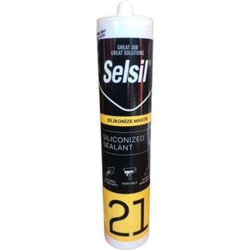 Silikonize Mastik  Şampanya 500 Gr