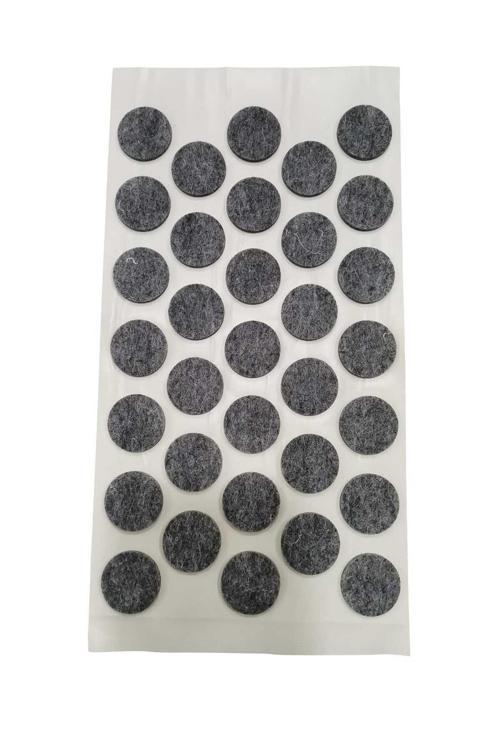 33 Adet Yapışkanlı Sandalye, Masa, Koltuk Altı Parke Koruma Keçesi, Oval, 24 Mm