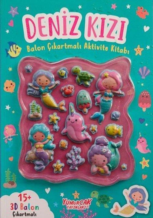 Deniz Kızı - Balon Çıkartmalı Aktivite Kitabı