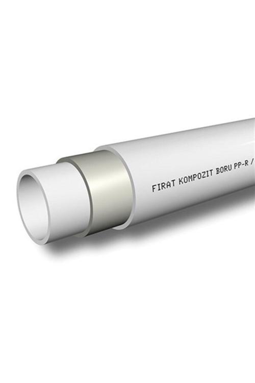 Boru Pn25 Pprc Kompozit Plastik (Cam Elyaf Takv.) 20 Mm. Beyaz Temiz Su Tesisat Borusu 2 Mt.