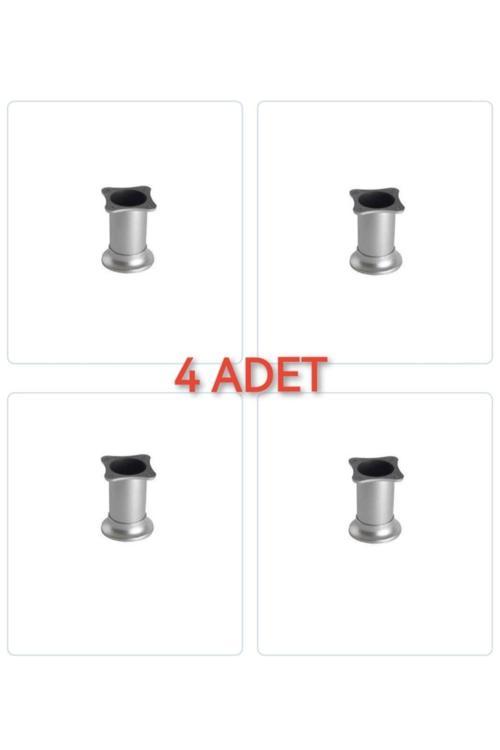 Panda Baza Ayağı Saten Renkli Plastik 5 Cm ( 4 Adet )