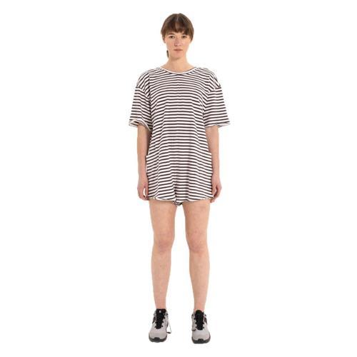 Stripe %100 Pamuk Şort Tulum